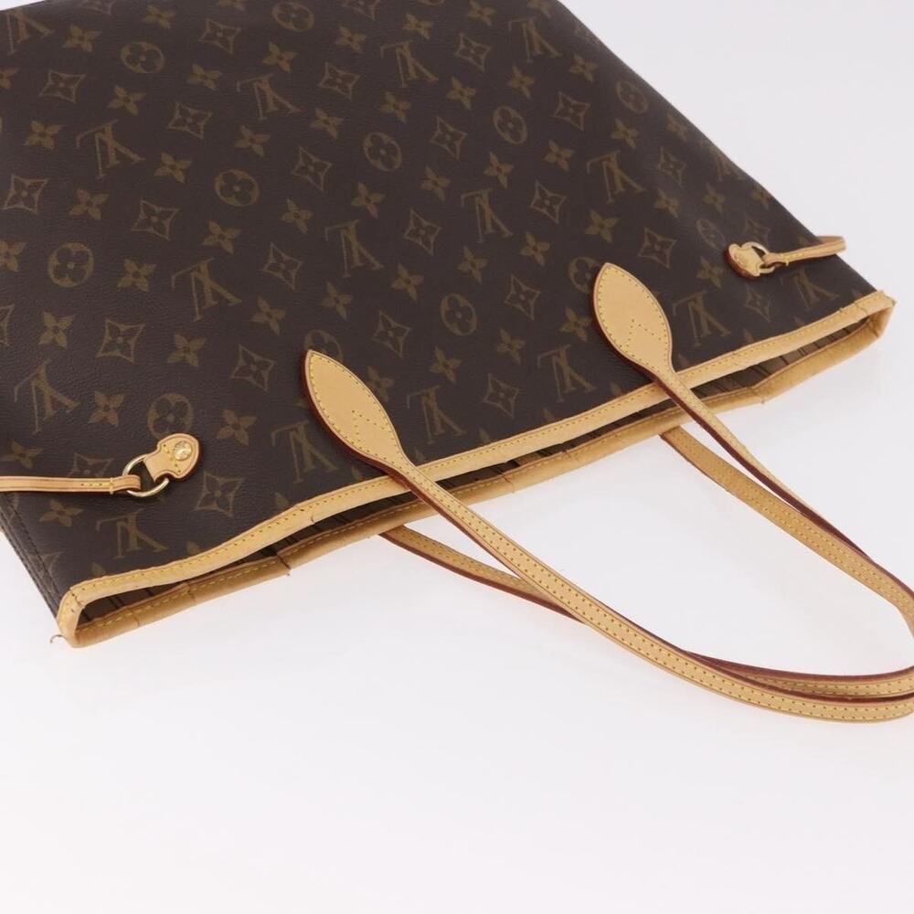 Louis Vuitton Monogram Neverfull MM Tote Bag Brown - Picture 4 of 12